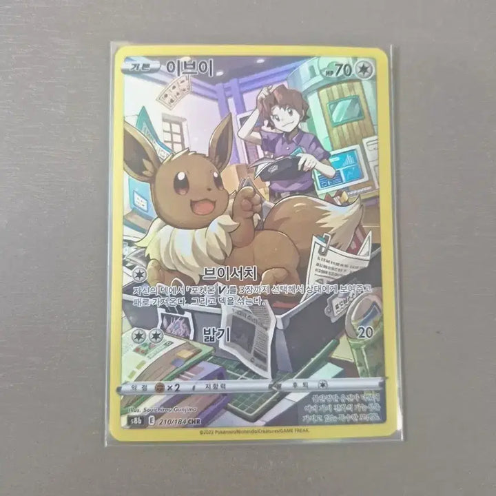 [BUNJANG] Pokemon Eevee CHR Card / 포켓몬카드 이브이 CHR