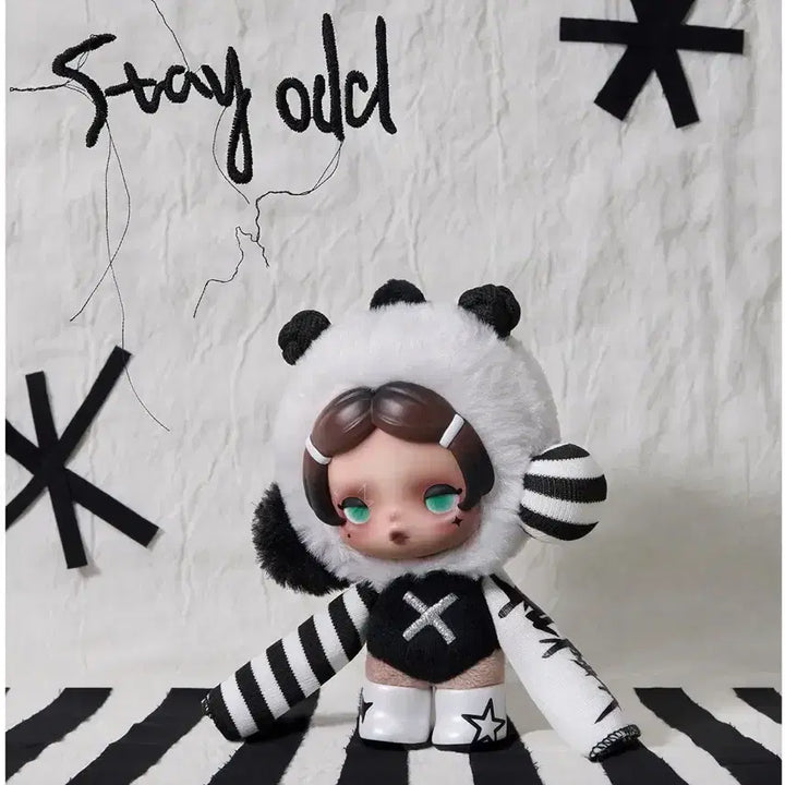 [BUNJANG] Pop Mart Skullpanda Off Mode Series Doll Keychain - Secret / 팝마트 스컬판다 off 오프 모드 시리즈 인형 키링 - 시크릿