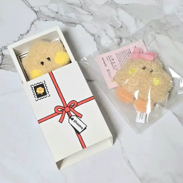 [BUNJANG] BT21 SHOOKY Lovely Keyring &amp; Miniminini Doll Bundle Set / bt21 러블리키링 슈키 + 슈키 미니미니니 일괄양도