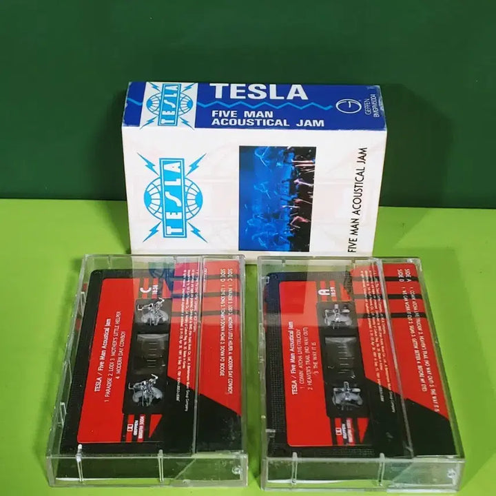 [BUNJANG] Tesla Five Man Acoustical Jam Cassette Tape / 테슬라 파이브 맨 어쿠스틱 잼 카세트 테이프