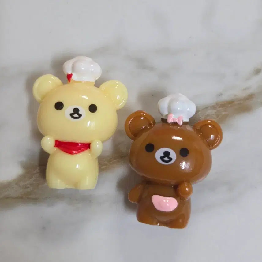 [BUNJANG] Bear Chef Figurine Set / 곰돌이 요리사 피규어 세트