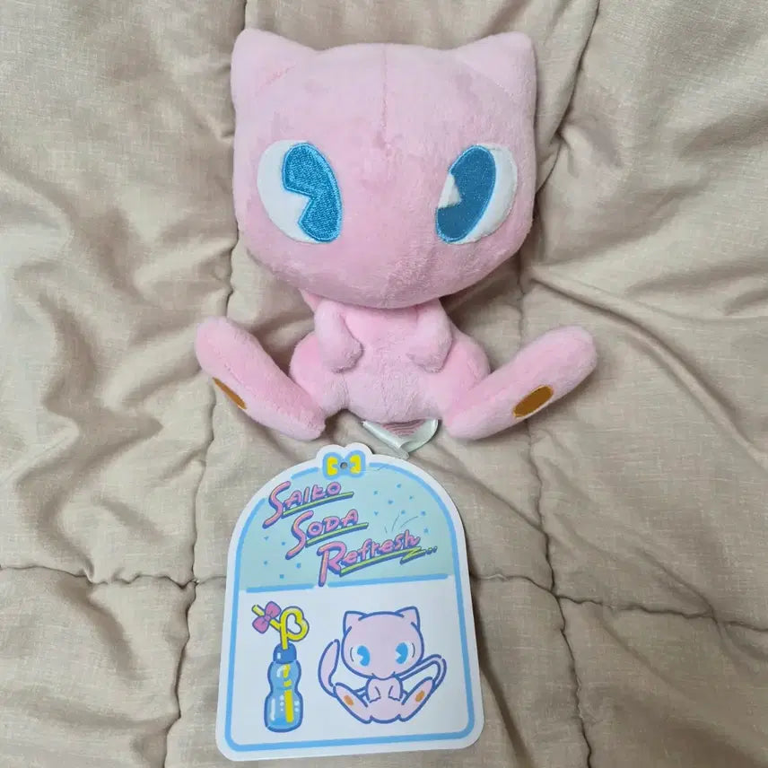 [BUNJANG] Mew Refresh Plush Doll / ( 뮤 판매 ) 포켓몬 사이코 소다 리프레쉬 봉제인형 부산 팝업