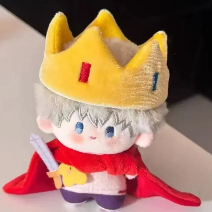 [BUNJANG] 10cm Doll Clothes Warrior Set with Crown, Cape, and Sword / 10cm 인형옷 왕관 망토 용사 세트