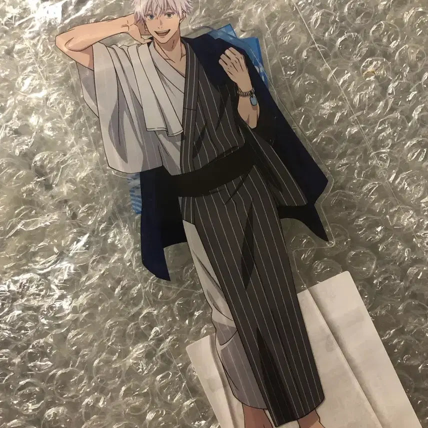 [BUNJANG] Jujutsu Kaisen Satoru Gojo Gokurakutou Acrylic Look-Up Figure Fuwanui (Sealed) / 미개봉) 주술회전 고죠 사토루 극락탕 아크릴 룩업피규어후와누이
