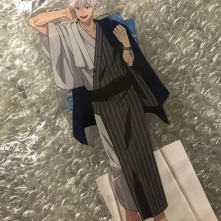 [BUNJANG] Jujutsu Kaisen Satoru Gojo Gokurakutou Acrylic Look-Up Figure Fuwanui (Sealed) / 미개봉) 주술회전 고죠 사토루 극락탕 아크릴 룩업피규어후와누이