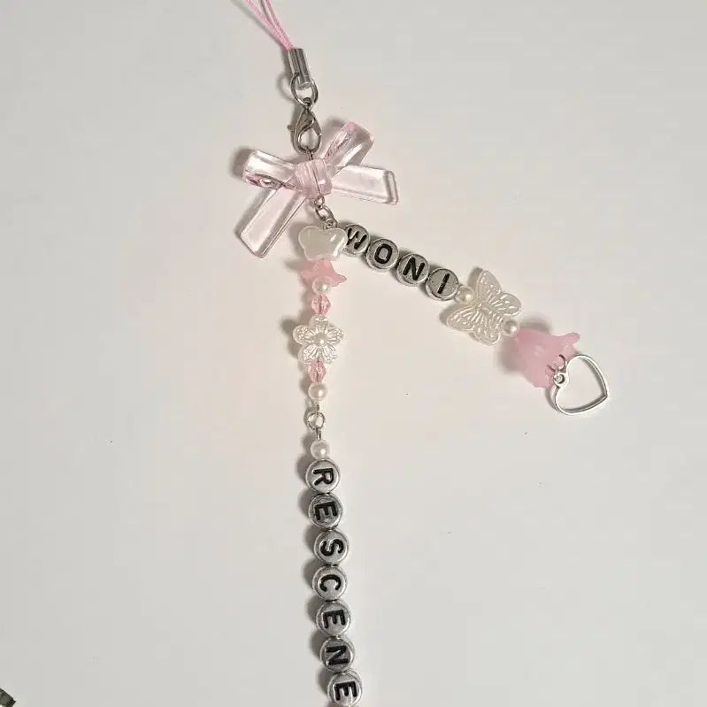 [BUNJANG] Ressene Wony Initial Keyring / 리센느 원이 이니셜키링