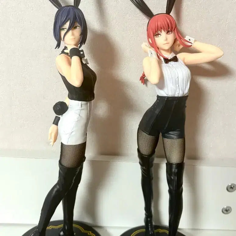 [BUNJANG] Chainsaw Man Makima &amp; Reze Bunny Girl Figure Bundle Set / 일괄) 체인소맨 비큐트 마키마 레제 바니걸 피규어