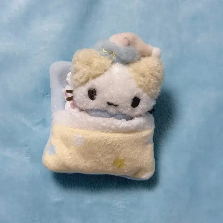 [BUNJANG] Sanrio Goodnight Sweet Dreams Marshmallow Doll Keyring / 산리오 굿나잇 스윗드림 마슈마로 인형 키링