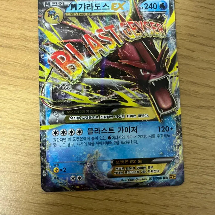 [BUNJANG] Pokemon Card Mega Gyarados EX / 포켓몬 카드 메가 갸라도스EX