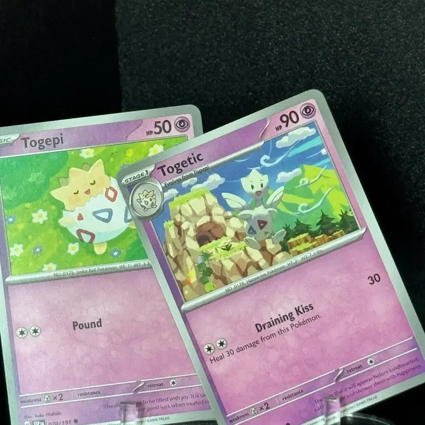 [BUNJANG] Pokemon Card North America Togepi Togetic Bundle Set / 포켓몬 카드 북미) 토게피 토게틱