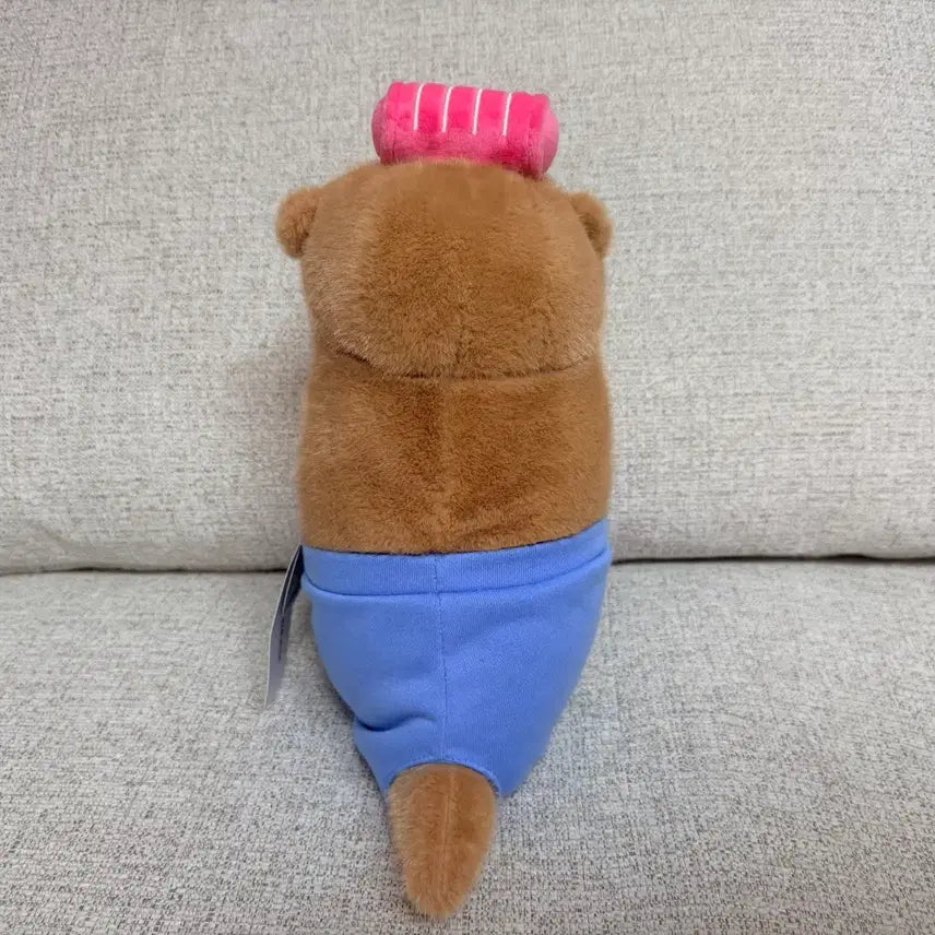 [BUNJANG] Home Protector Usowoozoozzo Brown 27cm Medium Plush Doll / 정품 홈프로텍터 우소우소짱 브라운 27cm 중형 인형