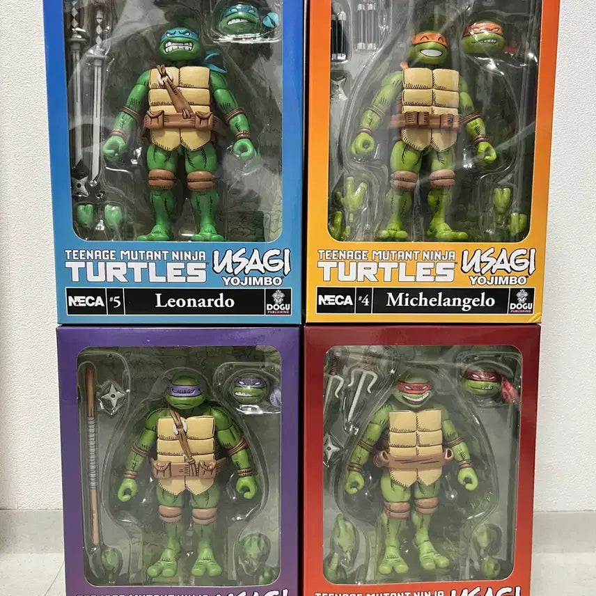 [BUNJANG] NECA Teenage Mutant Ninja Turtles Usagi Yojimbo Series Bundle Set / 네카 닌자거북이 우사기 요짐보 시리즈 일괄