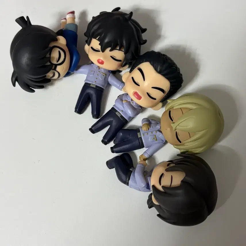 [BUNJANG] Detective Conan Nemurasetei 5-Piece Set (Excluding Hiromitsu) / 코난 네무라세타이 5종 일괄 양도 합니다!! 경찰동기조