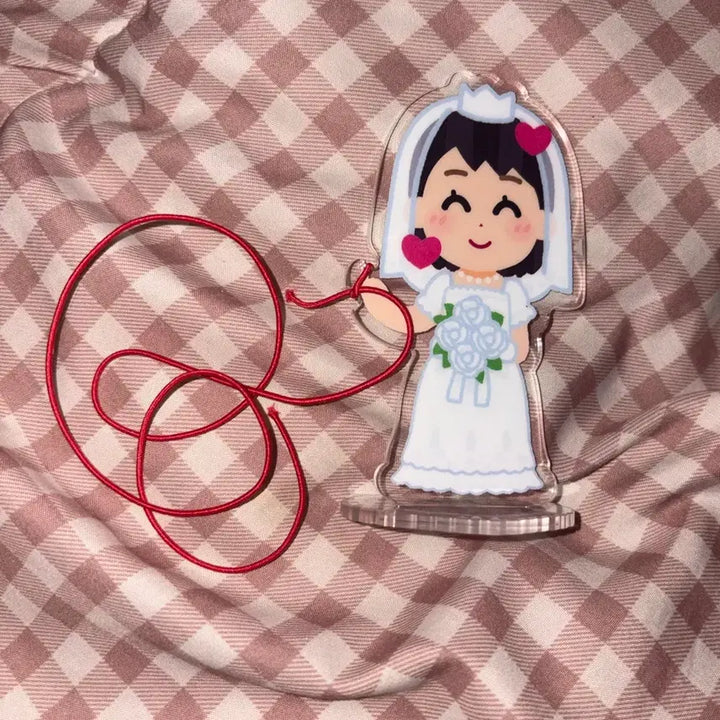 [BUNJANG] Ilustoya Wedding Acrylic Room Decor Figure / 이라스토야 웨딩 아크릴 방꾸템