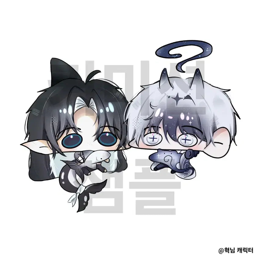 [BUNJANG] Custom Two-Person Figure Commission - Holding Doll / 인형을 안고 있는 2인 고장틀 커미션