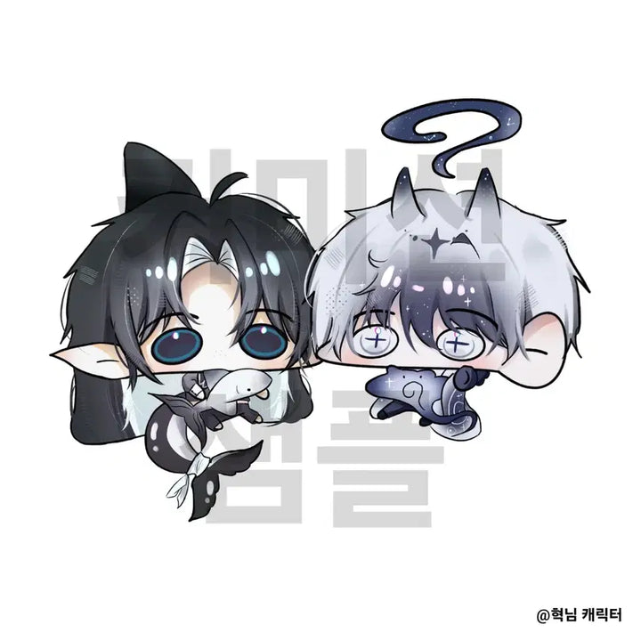 [BUNJANG] Custom Two-Person Figure Commission - Holding Doll / 인형을 안고 있는 2인 고장틀 커미션