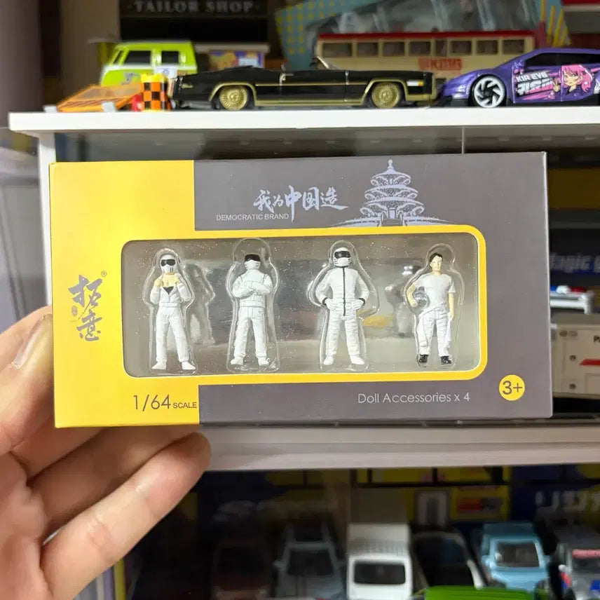 [BUNJANG] 1:64 Scale Racer Diorama Diecast Figures Set / 1:64 레이서 디오라마 다이캐스트 피규어