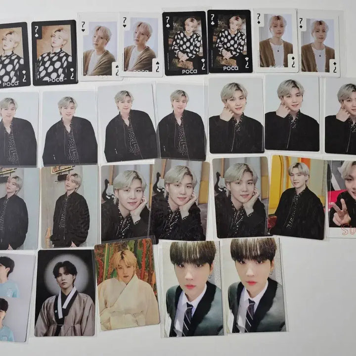 [BUNJANG] BTS SUGA Min Yoongi Official Photocard Bundle Set / 슈가 민윤기 SUGA 방탄소년단 BTS 공식포토카드 일괄판매