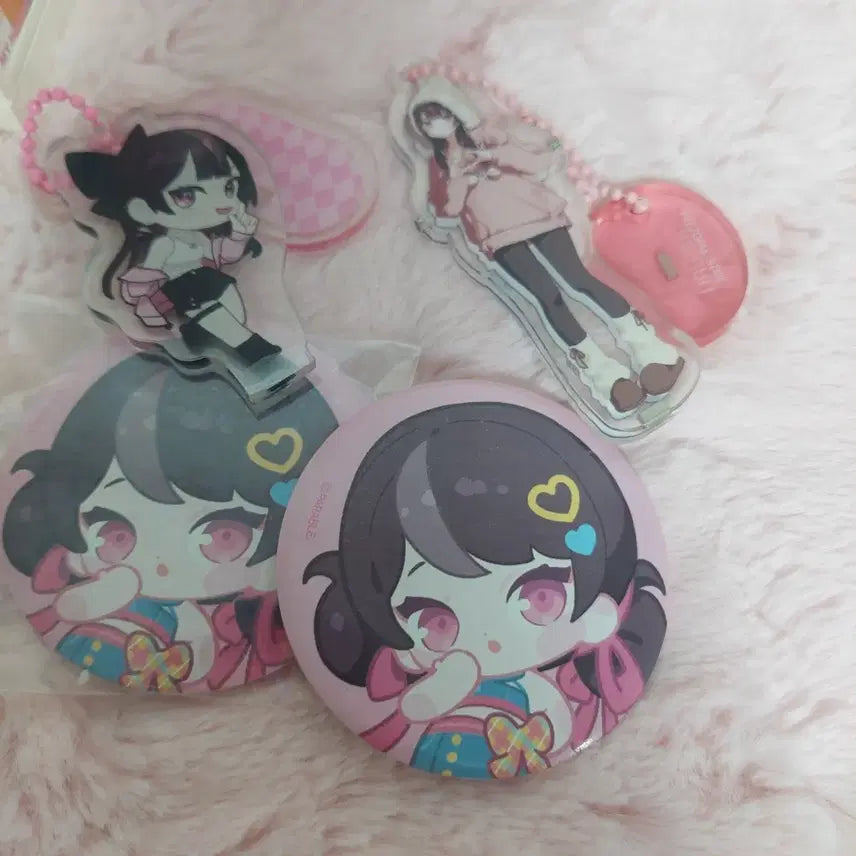 [BUNJANG] ISEGYE IDOL Acrylic Keychain &amp; Can Badge Bundle Set / 이세돌 아크릴 키링, 캔뱃지 일괄 판매
