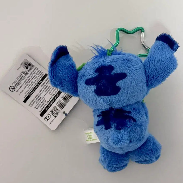 [BUNJANG] CGV Stitch Four-Leaf Clover Doll Keychain / Cgv 스티치 네잎클로버 인형 키링