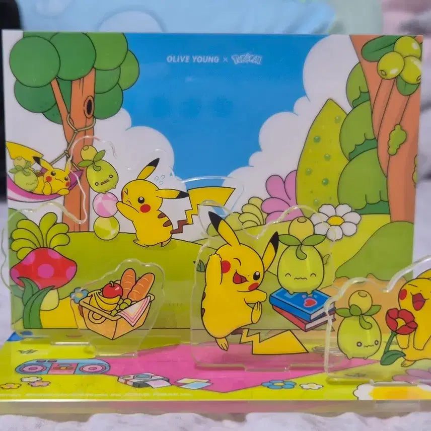 [BUNJANG] Pokemon Olive Young Collaboration Acrylic Diorama / 포켓몬스터 올리브영 콜라보 아크릴 디오라마