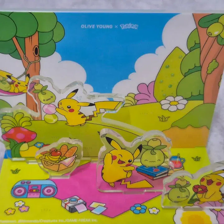 [BUNJANG] Pokemon Olive Young Collaboration Acrylic Diorama / 포켓몬스터 올리브영 콜라보 아크릴 디오라마