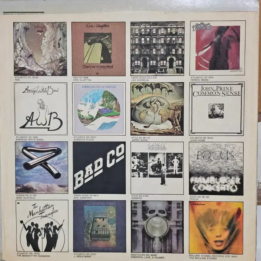 [BUNJANG] Eric Clapton History Of Eric Clapton LP (1975) / Eric Clapton - History Of Eric Clapton LP
