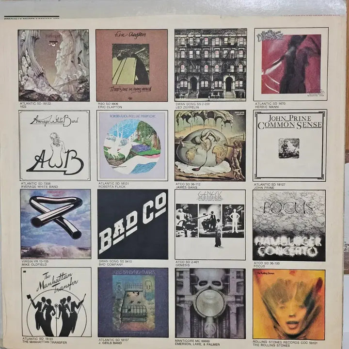 [BUNJANG] Eric Clapton History Of Eric Clapton LP (1975) / Eric Clapton - History Of Eric Clapton LP