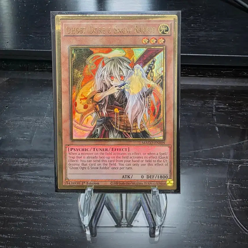 [BUNJANG] Yu-Gi-Oh! Ghost Belle &amp; Haunted Mansion Premium Gold Rare English Version / 유희왕 유령토끼 프리미엄 골드 레어 영판