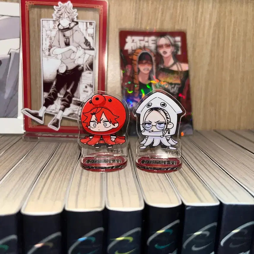 [BUNJANG] Gokurakuga Alma Tao Chibi Acrylic Bundle Set / 극락가 알마 타오 미니아크릴 일괄 / 치비아크릴 타코 이카 문어