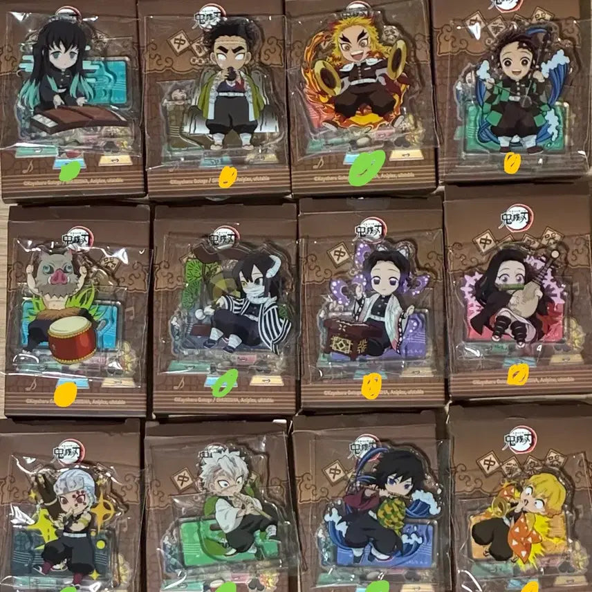 [BUNJANG] Demon Slayer Chinese Instrument Acrylic Set / 귀멸의 칼날 귀칼 유포 중국 악기 아크릴 일괄