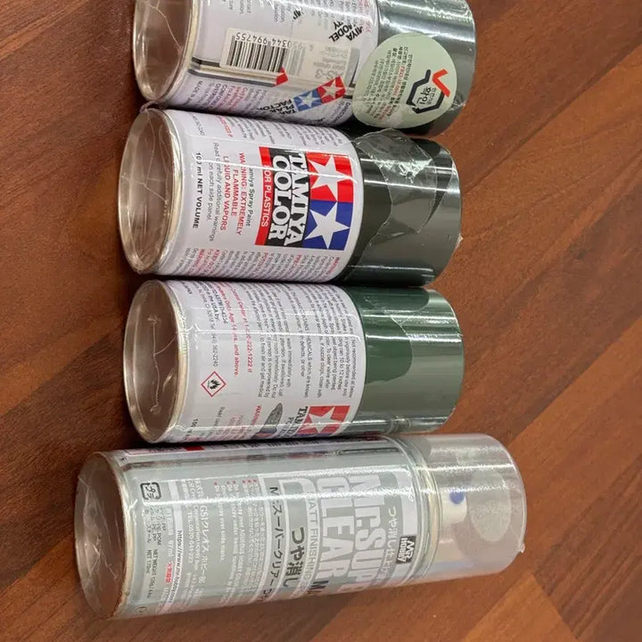 [BUNJANG] Tamiya Spray Paint TS-2/AS-3/AS-17 Unused Bundle Set / 타미야 스프레이 페인트 미사용 4개 일괄