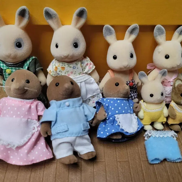 [BUNJANG] Sylvanian Families Old Rare Set - Three Families Bundle / 실바니안 올드레어 세가족 일괄