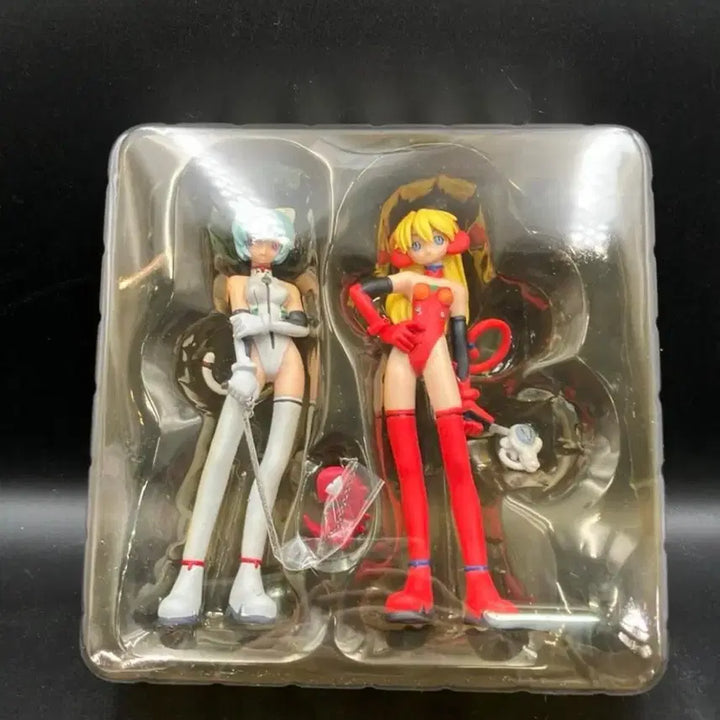 [BUNJANG] Wonder Showcase Evangelion Ayanami Rei &amp; Asuka Langley Soryu Grimlock Mix Edition Action Figure / 원더 쇼케이스 에반게리온 아야나미 레이 &amp; 아스카 그림록 피규어