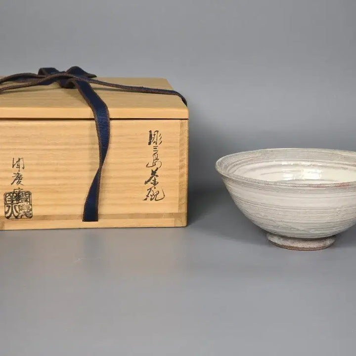 [BUNJANG] Cheon Han-bong Buncheong Ear-handled Tea Bowl / 도천 천한봉 분청귀얄다완 찻사발