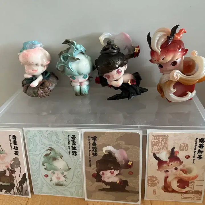[BUNJANG] Dimoo Tea Time Series Figurines Bundle Set / 디무 차 한잔의 여유 시리즈 판매