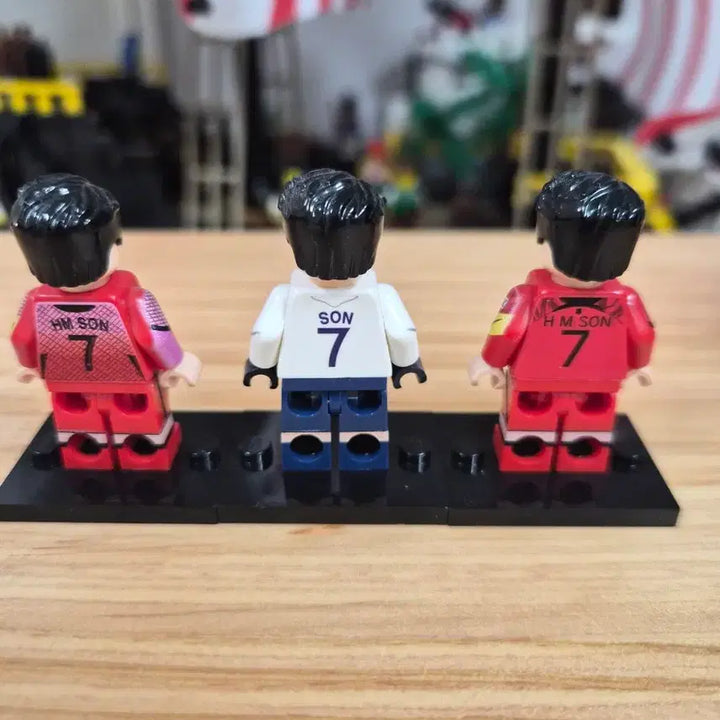 [BUNJANG] Custom LEGO Son Heung-min 3-Type Set (Genuine Bricks) / 정품 레고 커스텀 손흥민 3종