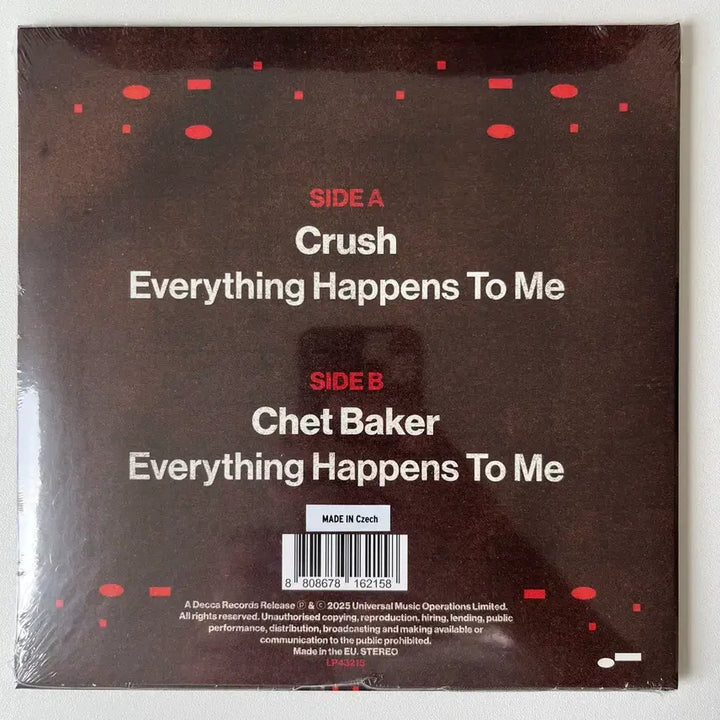 [BUNJANG] Crush Everything Happens To Me LP / Crush(크러쉬) - Everything Happens To Me LP
