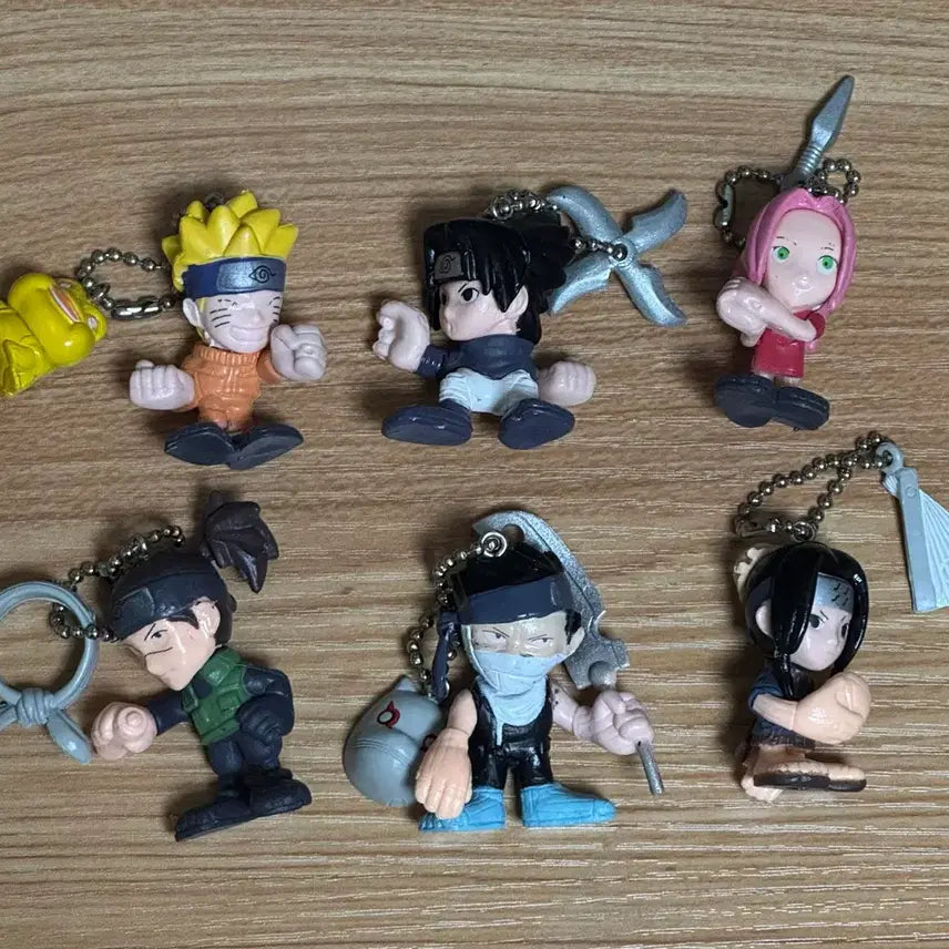 [BUNJANG] Naruto Classic Keychain Set (6 Types) / 나루토 고전 키링 6종 일괄