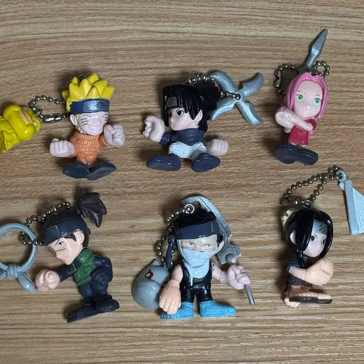 [BUNJANG] Naruto Classic Keychain Set (6 Types) / 나루토 고전 키링 6종 일괄