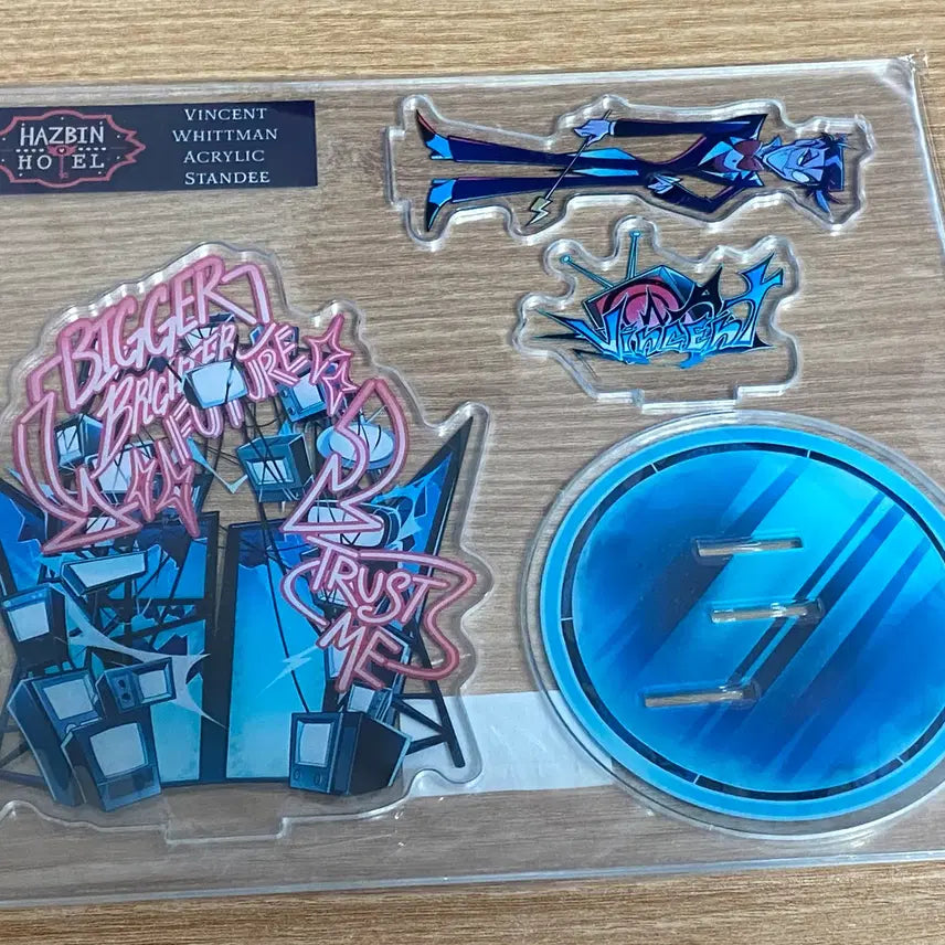 [BUNJANG] Hazbin Hotel Vincent Whitman (Vox) Diorama Acrylic Stand - Official Site Limited Edition / [해즈빈호텔] 빈센트 휘트먼(복스) 디오라마 아크릴스탠드 / 공식사이트 한정판