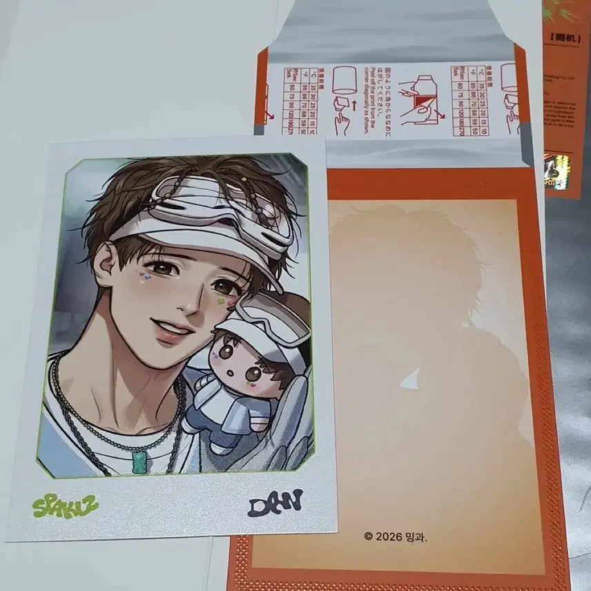 [BUNJANG] Spaklz Jinx Kim Dan Polaroids Chinese Exclusive Photocard / spaklz 스파클즈 lezhin 중국 한정 폴라 징크스 김단 양도