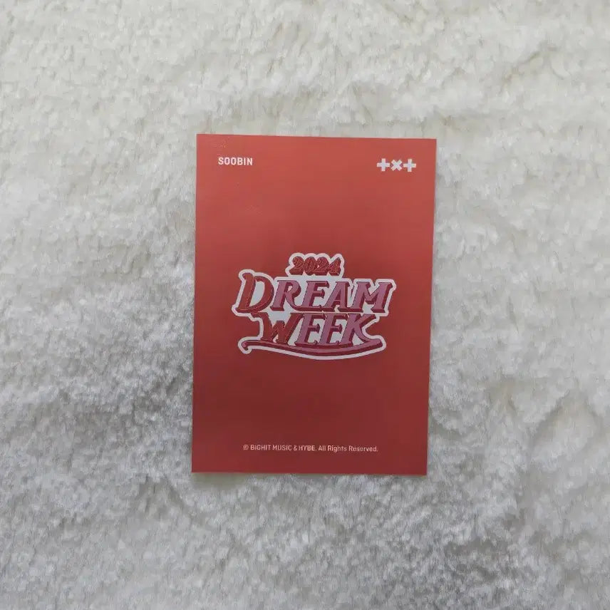 [BUNJANG] TXT Subin Dream Week Mini Photocard Special Gift / 투바투 수빈 드림위크 미니포카 스페셜 기프트 연준 범규 태현 휴닝카이 txt