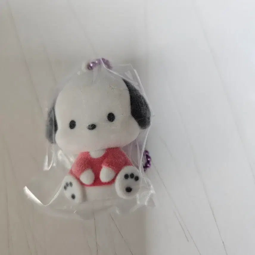 [BUNJANG] Sanrio Fluffy Fluffy Plushy Pochacco Mascot Gacha / 산리오 폭신폭신 플로키 마스코트 포차코 가챠