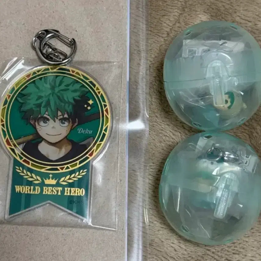 [BUNJANG] My Hero Academia Midoriya Animal Mark Original Drawing Acrylic Keyring / 나의히어로아카데미아 히로아카 미도리야 애니멀 메지루시 원화전 아크릴 키링