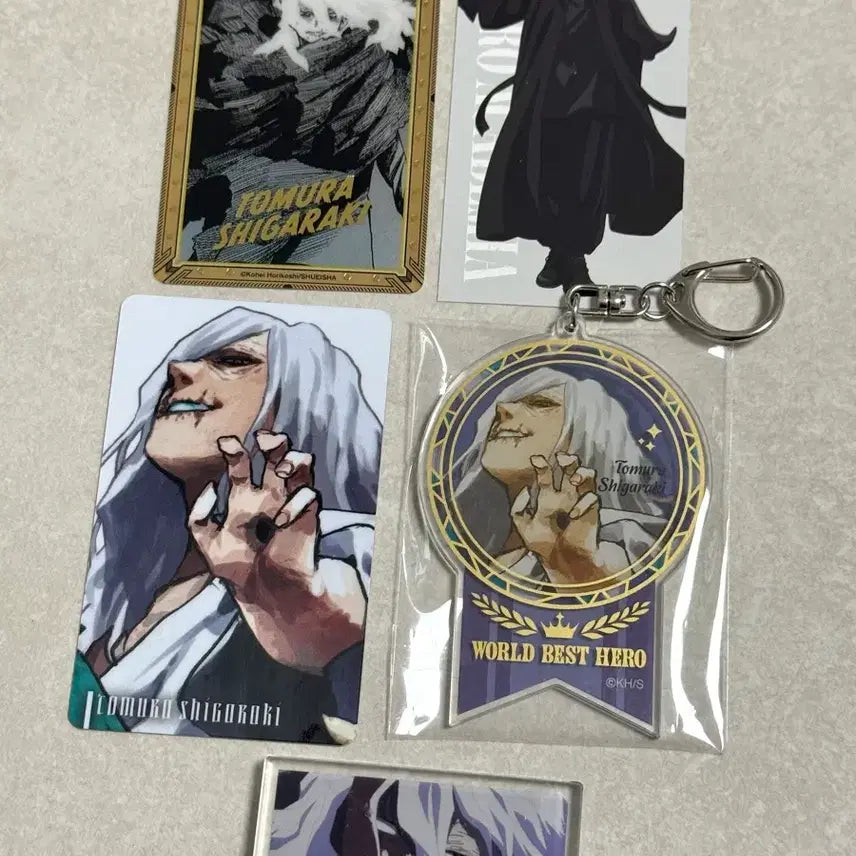 [BUNJANG] My Hero Academia Shigaraki Original Art Exhibition Keyring / 나의 히어로 아카데미아 히로아카 시가라키 신십걸 포카 포토카드 원화전 키링