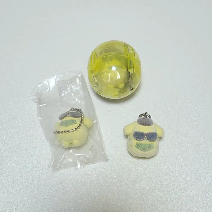 [BUNJANG] Sanrio Fluffy Ring Pompompurin Keychain New / 산리오 플로키 키링 폼폼푸린 키링 새상품
