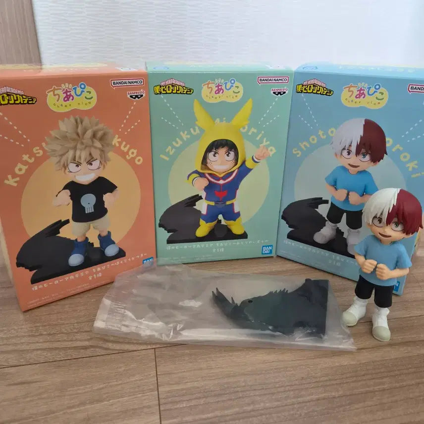 [BUNJANG] My Hero Academia Chee-Piko Figures Bundle - Bakugo, Midoriya, Todoroki (Sealed/Unsealed) / [미개봉/개봉] 히로아카 나히아 치아피코 피규어 바쿠고 미도리야 토도로키 일괄