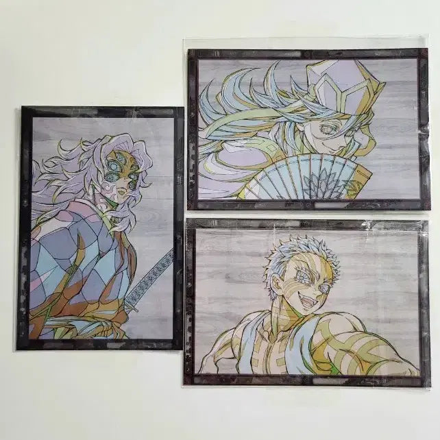 [BUNJANG] Demon Slayer Kokushibo, Douma, Akaza Original Art Postcard Bundle Set / 8/11 오늘만 할인)귀멸의칼날 코쿠시보 도우마 아카자 원화 엽서 일괄
