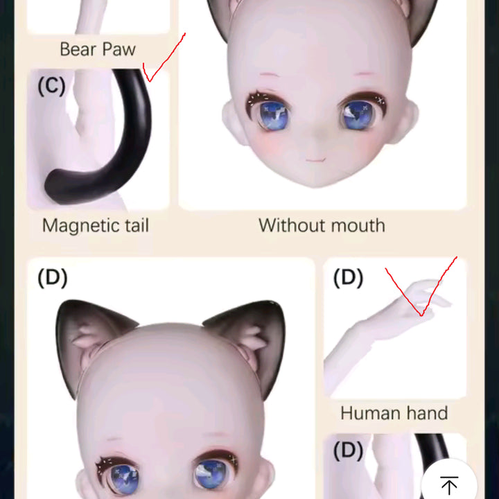 [BUNJANG] Sugafairy 1/4 Scale Ball Jointed Doll Full Set / 슈가페어리 1/4 BJD 구관인형 풀셋